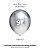 BALÃO PLATINO 9 POLEGADAS PRATA C/25UN - PIC PIC - Imagem 1