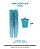 COPO CEIA 10ml C/50UN - AZUL TIFFANY LEITOSO - Imagem 1