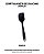 ESPÁTULA RETA DE SILICONE DUPLO - PRETO - Imagem 1