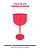TAÇA DE GIN - VERMELHO NEON - Imagem 1