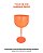 TAÇA DE GIN - LARANJA NEON - Imagem 1