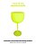 TAÇA DE GIN - AMARELO NEON - Imagem 1