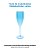 TAÇA CHAMPANHE TRANSLÚCIDA - AZUL - Imagem 1