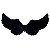 ASA DE ANJO PRETO - HALLOWEEN - Imagem 1