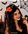 PRESILHA CHAPÉU COM FLOR - HALLOWEEN - Imagem 2