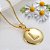 Colar medalha com letra - Imagem 1