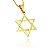 Pingente Estrela de Davi Vazada (2,6cmX2,1cm) (Banho Ouro 24k) - Imagem 2
