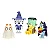 Kit De 4 Bonecos Colecionáveis 6cm Bluey - Halloween - Imagem 1