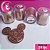Glitter Fino Para Resina Epoxy - Potes de 5g - Tons Rosados - Imagem 1