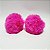 4 Pingentes Pompom 70mm Pelúcia Com Elástico! - Imagem 7