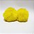 4 Pingentes Pompom 70mm Pelúcia Com Elástico! - Imagem 4