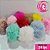 4 Pingentes Pompom 70mm Pelúcia Com Elástico! - Imagem 1