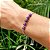 Pulseira Taípe - Aço Inoxidável - Ametista - Imagem 2