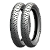Par Pneus Michelin Pilot Street 2 60/100-17+60/100-17 - Imagem 1