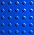 Piso Tátil Alerta 5mm x 25cm x 25cm (kit com 5 peças ) Azul - Imagem 1