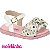 Sandália Infantil Feminina Mult Cru / Branco - Molekinha - Imagem 1