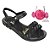 Sandália Infantil Feminina Barbie Candy Bag Preto - Imagem 1