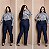 Calça Jeans Feminina Plus Size Cintura Alta Com Lycra Strech - Imagem 2