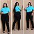 Calça Jeans Feminina Plus Size Cintura Alta Com Lycra Strech - Imagem 4