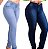 Calça Jeans Feminina Lycra Cintura Alta Levanta Bumbum - Imagem 1
