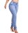 Calça Jeans Feminina Lycra Cintura Alta Levanta Bumbum - Imagem 4