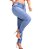 Calça Jeans Feminina Lycra Cintura Alta Levanta Bumbum - Imagem 6