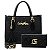 Kit bolsa feminina GS Bicolor Transversal - Imagem 4