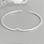 Bracelete Aberto com V em Prata 925 - Ajustável e Elegante - Imagem 3