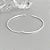 Bracelete Aberto com V em Prata 925 - Ajustável e Elegante - Imagem 1