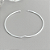Bracelete Aberto com V em Prata 925 - Ajustável e Elegante - Imagem 4