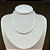 Corrente Singapura 40 cm: Efeito Estrelado - Choker Prata 925 - Imagem 1