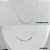 Colar com Corrente Veneziana -9 Zircônias - Prata 925 - Imagem 2