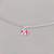 Pulseira Infantil de Laço com Aplicação de Resina Rosa - Prata 925 - Imagem 2