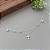 Pulseira Dupla com Cruz - Prata 925 - Imagem 1