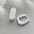 Argola Cravejada com Zircônia - Formato Gota - Prata 925 - Imagem 1