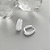 Argola Cravejada com Zircônia - Formato Gota - Prata 925 - Imagem 4