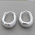 Argola Cravejada com Zircônia - Formato Gota - Prata 925 - Imagem 5