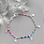 Pulseira Infantil com Bolinhas Coloridas e Estrelas de Prata 925 - Imagem 3