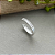 Brinco Piercing de Cartilagem Solto - Prata 925 - 2 mm de Espessura - Cravejado - 1,3 cm - Imagem 1
