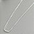 Corrente Veneziana em Prata 925 - Fio 1 (0,9 mm), Fio 2 (1 mm) e Fio 3 (1,2 mm) - Tamanhos de 35 cm a 80 cm - Imagem 1