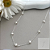 Colar 40 cm com 7 Pérolas de 5 mm - 5 cm de Extensor - Prata 925 - Imagem 5