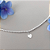 Pulseira Inspiração Tiff com Bolinhas e Coração – Prata 925 | 17cm - Imagem 3