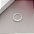 Piercing Redondo Cartilagem Cravejado – Prata 925 | 1cm - Imagem 1