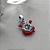 Berloque Corinthians – Prata 925 | 1,6 cm | Furo de 5mm - Imagem 1
