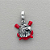 Berloque Corinthians – Prata 925 | 1,6 cm | Furo de 5mm - Imagem 3