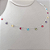 Colar com Zircônias Redondas Coloridas – Prata 925 - Imagem 1
