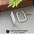 Argola Quadrada Cravejada – 1,4 cm – Prata 925 - Imagem 2