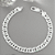 Pulseira Masculina Groumet Dupla – 7,5 mm | 21 cm – Prata 925 - Imagem 1