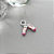 Berloque Sapatilha Rosa com Laço – 1,2 cm – Prata 925 - Imagem 3