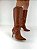 BEATRIZ - BOTA CANO ALTO MARROM - Imagem 1